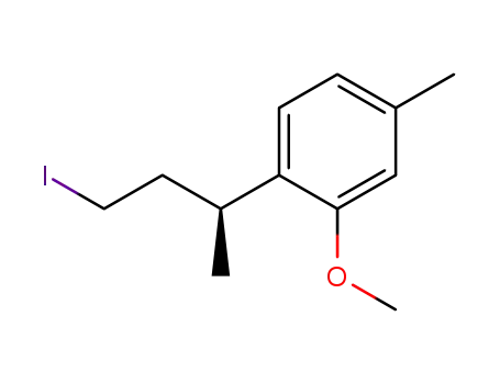 Benzene, 1-[(1S)-3-iodo-1-methylpropyl]-2-methoxy-4-methyl-