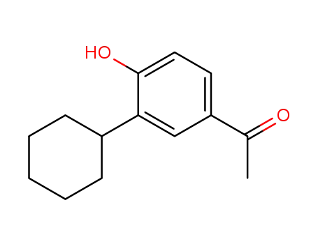 Molecular Structure of 23299-00-5 (Ethanone, 1-(3-cyclohexyl-4-hydroxyphenyl)-)