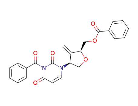 (2S,4S)-3-benzoyl-1-(2-benzoyloxymethyl-3-methylene-tetrahydrofuran-4-yl)-1H-pyrimidine-2,4-dione