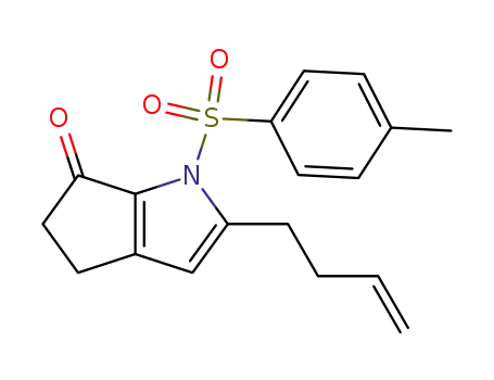 2-But-3-enyl-1-(toluene-4-sulfonyl)-4,5-dihydro-1H-cyclopenta[b]pyrrol-6-one
