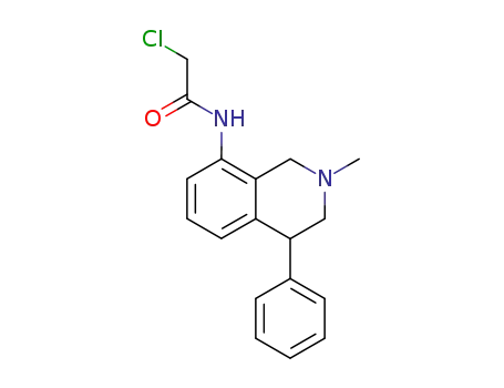 4-phenyl-8-<(chloroacetyl)amino>-2-methyl-1,2,3,4-tetrahydroisoquinoline