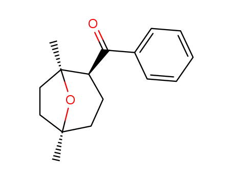 Molecular Structure of 141246-67-5 (Methanone, (1,5-dimethyl-8-oxabicyclo[3.2.1]oct-2-yl)phenyl-, endo-)
