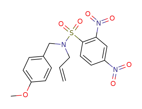 N-Allyl-N-(4-methoxy-benzyl)-2,4-dinitro-benzenesulfonamide