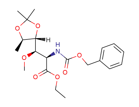 ethyl (2R,3R,4S,5R)-2-[N-(benzyloxycarbonyl)amino]-4,5-isopropylidenedioxy-3-methoxyhexanoate