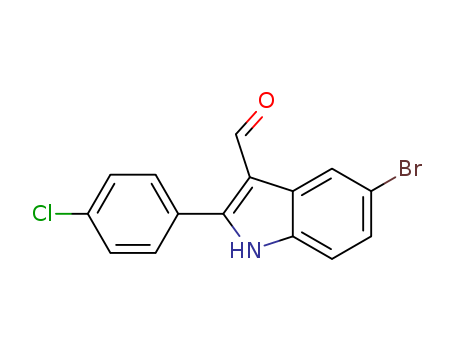 5-BROMO-2-(4-CHLOROPHENYL)-1H-INDOLE-3-CARBALDEHYDE