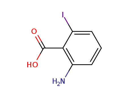 Molecular Structure of 20776-52-7 (2-amino-6-iodobenzoic acid)