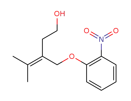 4-Methyl-3-(2-nitrophenoxymethyl)pent-3-enol