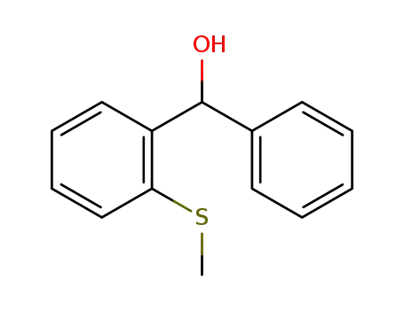 Molecular Structure of 24845-02-1 (2-methylsulphanylbenzhydrol)