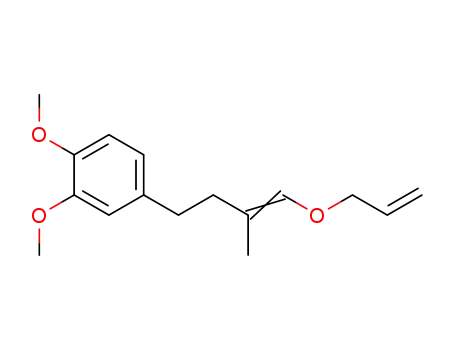 Benzene, 1,2-dimethoxy-4-[3-methyl-4-(2-propenyloxy)-3-butenyl]-