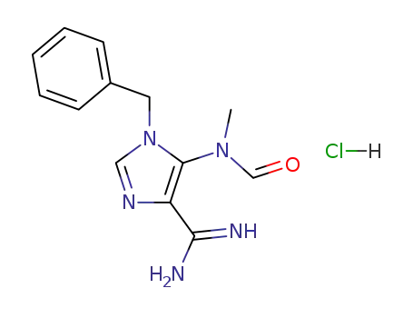 1-Benzyl-5-(N-methylformamido)-1H-imidazole-4-carboxamidine Hydrochloride