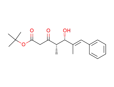 tert-butyl (4S,5S,E)-5-hydroxy-4,6-dimethyl-3-oxo-7-phenylhept-6-enoate