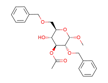 methyl 2,6-di-O-benzyl-3-O-acetyl-α-D-glucopyranoside