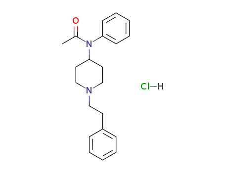 Acetamide, N-phenyl-N-(1-(2-phenylethyl)-4-piperidinyl)-, monohydrochloride