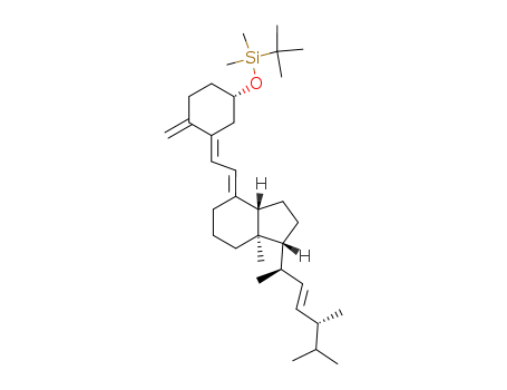tert-butyl((E)-3-((E)-2-((1R,3aS,7aR)-1-((2R,5R,E)-5,6-diMethylhept-3-en-2-yl)-7a-Methyldihydro-1H-inden-4(2H,5H,6H,7H,7aH)-ylidene)ethylidene)-4-Meth CAS No.104846-63-1