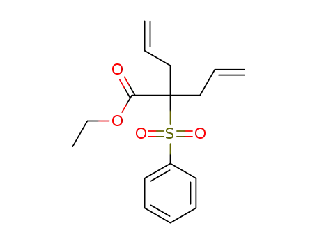 2-allyl-2-benzenesulfonyl-pent-4-enoic ethyl ester