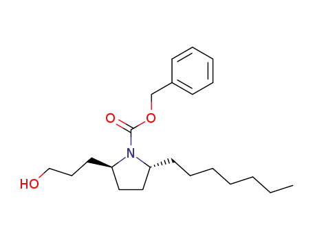 (2R,5S)-2-Heptyl-5-(3-hydroxy-propyl)-pyrrolidine-1-carboxylic acid benzyl ester