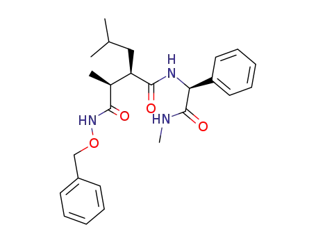 (2R,3S)-N<sup>4</sup>-Benzyloxy-2-isobutyl-3-methyl-N<sup>1</sup>-((S)-methylcarbamoyl-phenyl-methyl)-succinamide