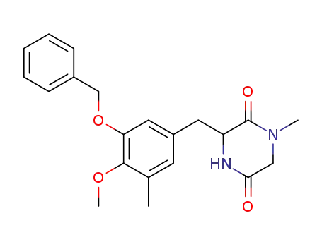 3-(3-benzyloxy-4-methoxy-5-methylphenylmethyl)-1-methyl-2,5-piperazinedione