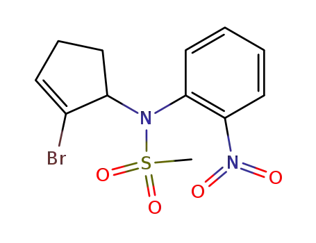 N-(2-Bromocyclopent-2-en-1-yl)-N-(2-nitrophenyl)methanesulfonamide