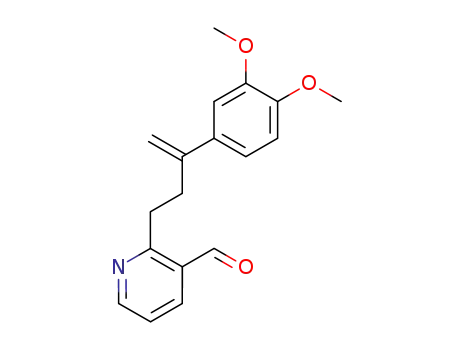 3-Pyridinecarboxaldehyde, 2-[3-(3,4-dimethoxyphenyl)-3-butenyl]-