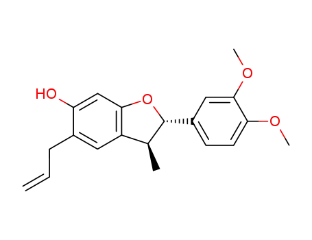 rac-(2S,3S)-5-allyl-6-hydroxy-2-(3,4-dimethoxyphenyl)-3-methyl-2,3-dihydrobenzofuran