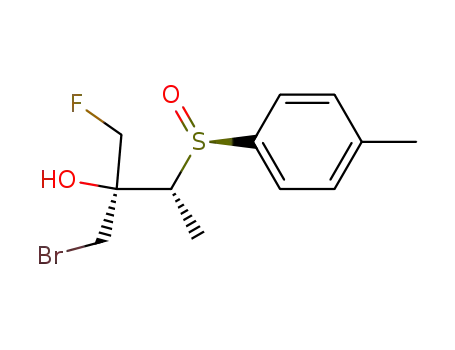 (2S,3R)-1-Bromo-2-fluoromethyl-3-((R)-toluene-4-sulfinyl)-butan-2-ol