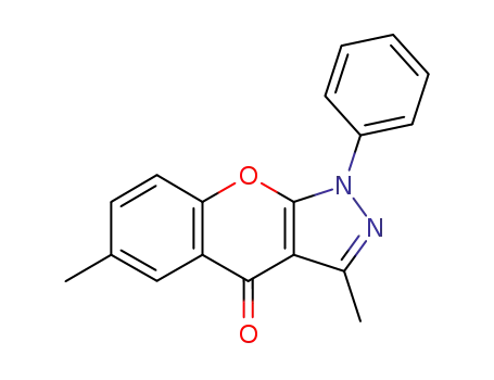 3,6-dimethyl-1-phenylchromeno[2,3-c]pyrazol-4(1H)-one