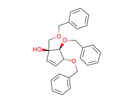 (1S,4R,5S)-4,5-Bis-benzyloxy-1-benzyloxymethyl-cyclopent-2-enol