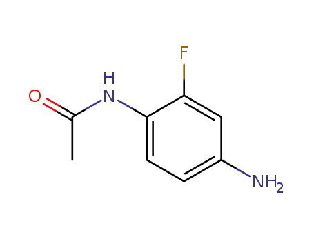 Molecular Structure of 57165-12-5 (N-(4-amino-2-fluorophenyl)acetamide(SALTDATA: HCl 0.9H2O))
