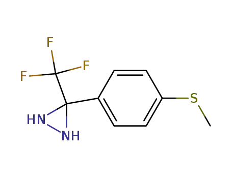 Diaziridine, 3-[4-(methylthio)phenyl]-3-(trifluoromethyl)-