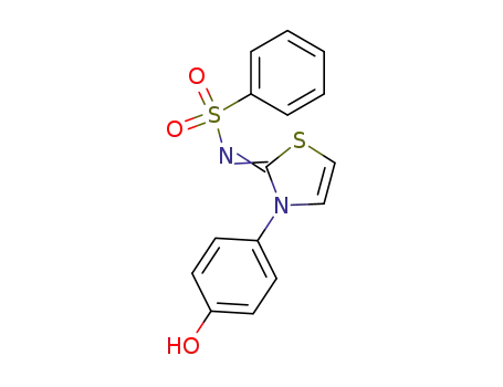 N-[2,3-dihydro-3-(4-hydroxyphenyl)-2-thiazolylidene]phenylsulfonamide