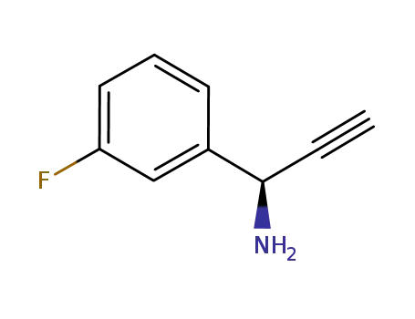벤젠메탄아민, 알파-에티닐-3-플루오로-, (alphaR)-(9CI)