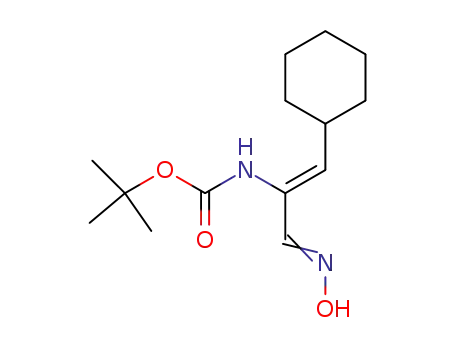 [2-cyclohexyl-1-(hydroxyimino-methyl)-vinyl]-carbamic acid <i>tert</i>-butyl ester