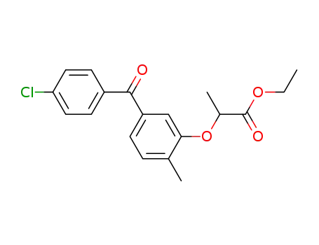 2-[5-(4-Chloro-benzoyl)-2-methyl-phenoxy]-propionic acid ethyl ester
