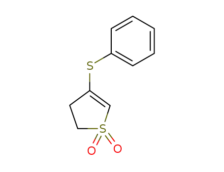 Molecular Structure of 20583-25-9 (Thiophene, 2,3-dihydro-4-(phenylthio)-, 1,1-dioxide)