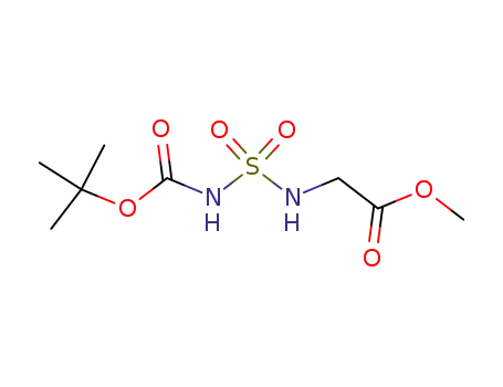 methyl <N-(N'-tert-butyloxycarbonyl)-sulfamoyl>-glycinate