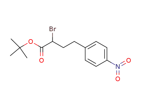 (1,1-dimethyl)ethyl 2-bromo-4-(4-nitrophenyl)butanoate