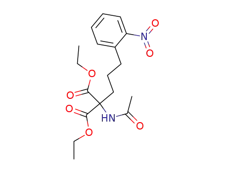 ethyl 2-(acetylamino)-2-(ethoxycarbonyl)-5-(2-nitrophenyl)pentanoate