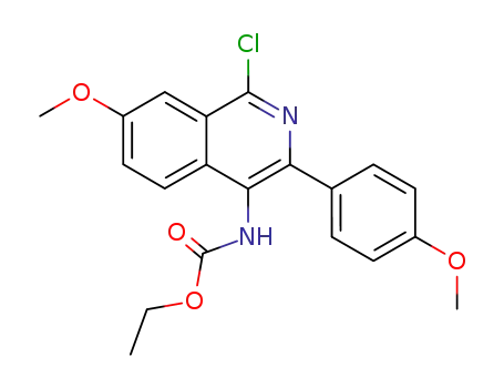 [1-Chloro-7-methoxy-3-(4-methoxy-phenyl)-isoquinolin-4-yl]-carbamic acid ethyl ester