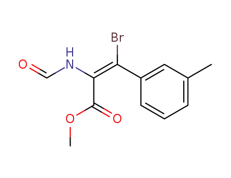 (Z)-Methyl 3-bromo-2-(formylamino)-3-(3-methylphenyl)acrylate