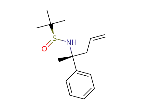 (S)-2-methyl-N-((R)-2-phenylpent-4-en-2-yl)propane-2-sulfinamide