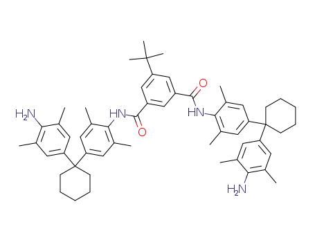 N,N'-bis<4-<1-(4-amino-3,5-dimethylphenyl)cyclohexyl>-2,6-dimethylphenyl>-5-tert-butylisophthalamide