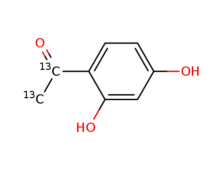 2,4-dihydroxy-[1',2'-<sup>(13)</sup>C<sub>2</sub>]acetophenone