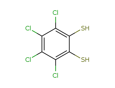 Molecular Structure of 13801-50-8 (3,4,5,6-Tetrachloro-1,2-benzenedithiol)