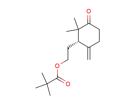 2,2-Dimethyl-propionic acid 2-((S)-2,2-dimethyl-6-methylene-3-oxo-cyclohexyl)-ethyl ester