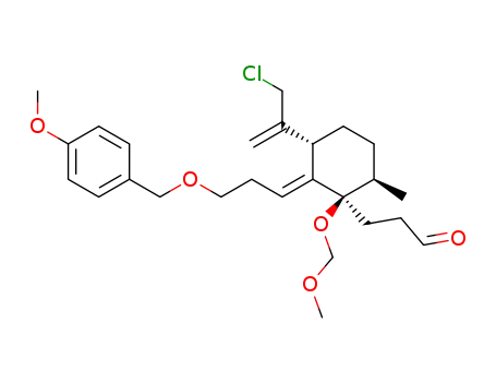 (1R,3R,6R)-3-[1-(chloromethyl)ethenyl]-2-[(E)-3-(4-methoxyphenylmethoxy)propylidene]-1-(methoxymethoxy)-6-methylcyclohexane propanal