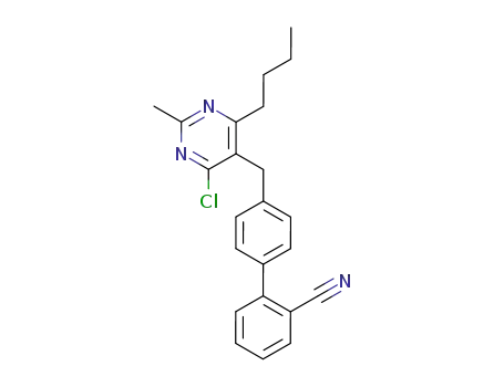 4'-(4-Butyl-6-chloro-2-methyl-pyrimidin-5-ylmethyl)-biphenyl-2-carbonitrile