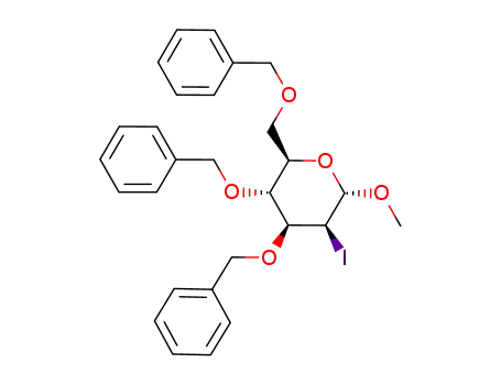 Methyl 2-deoxy-2-iodo-3,4,6-tri-O-benzyl-α-D-manno-hexopyranoside