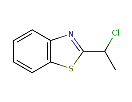 Molecular Structure of 110704-27-3 (Benzothiazole, 2-(1-chloroethyl)- (9CI))