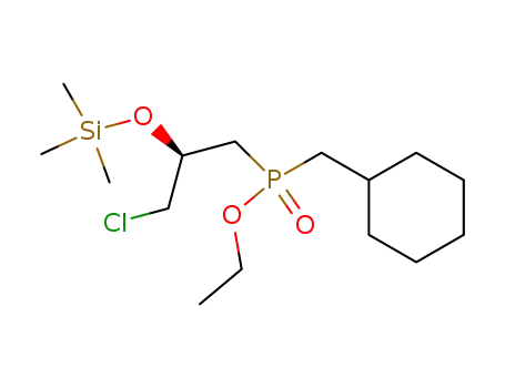 Phosphinic acid,
[(2S)-3-chloro-2-[(trimethylsilyl)oxy]propyl](cyclohexylmethyl)-, ethyl ester